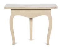 A Gray Painted Console Table