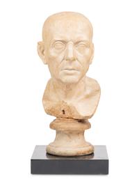 A Continental Marble Portrait Bust