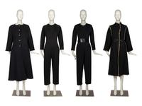 Four Geoffrey Beene Items: Two Coats & Two Jumpsuits, 1980-90s