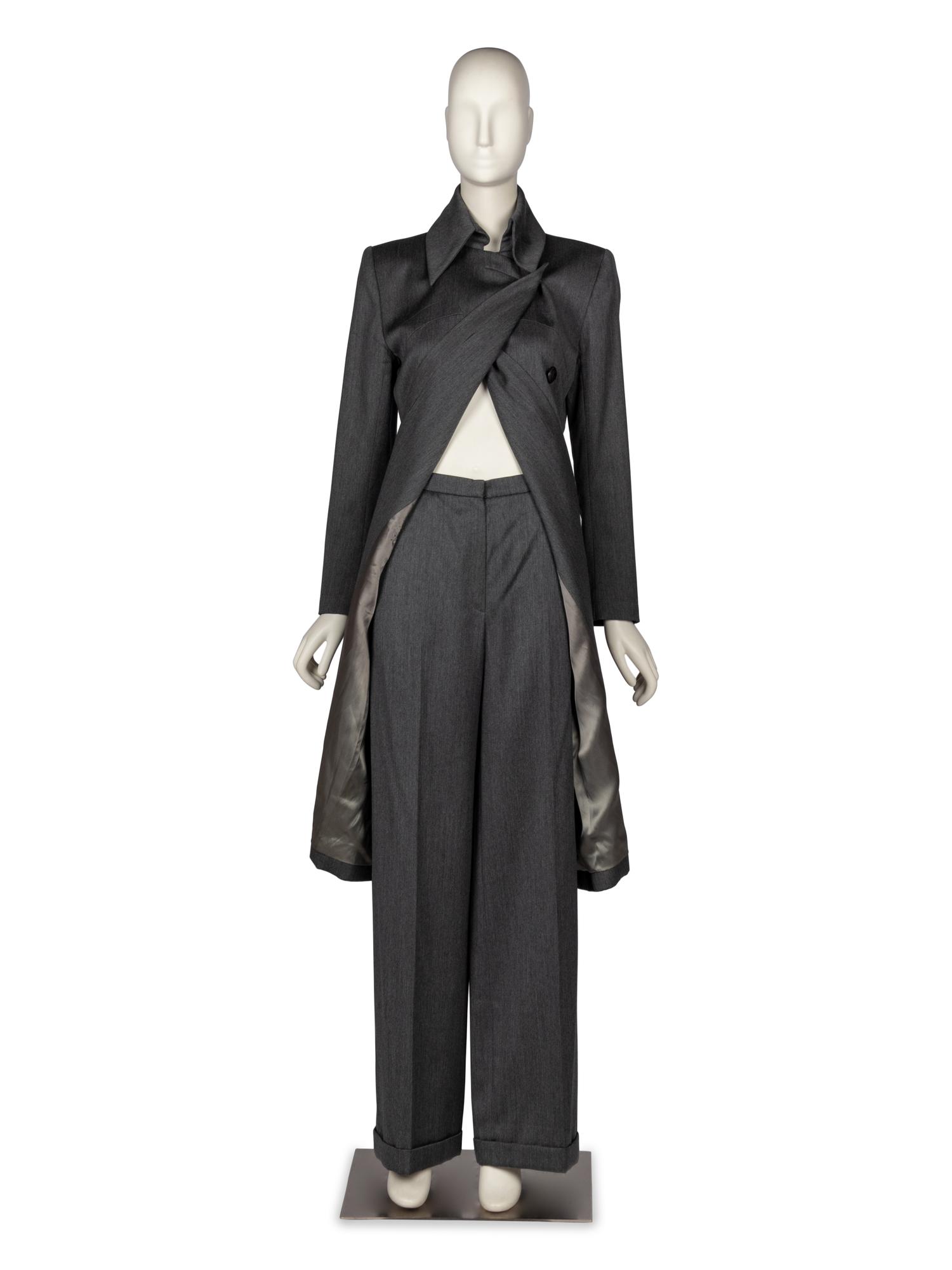Givenchy by Alexander McQueen, Coat & Pant Ensemble, 1997