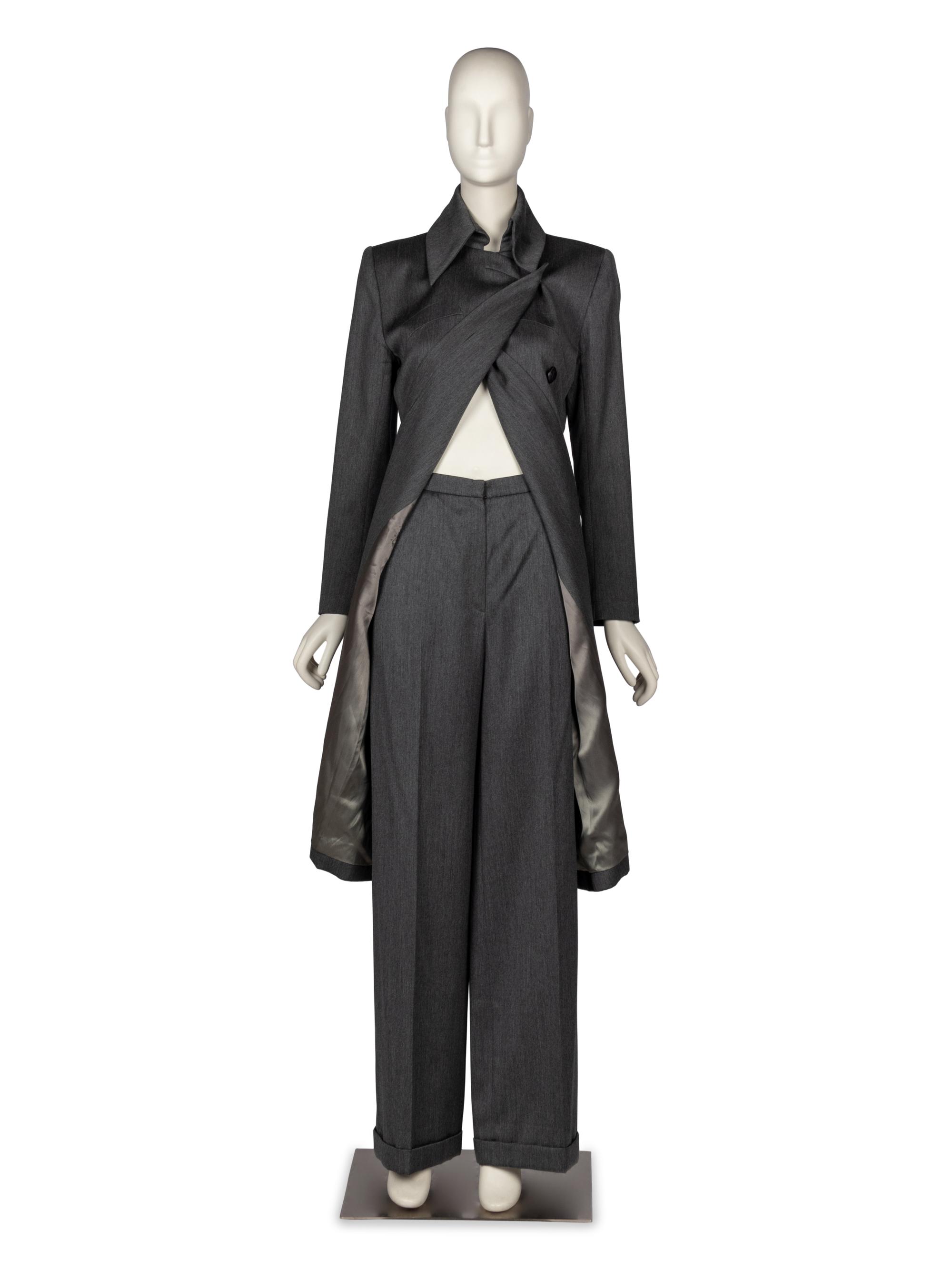 Givenchy by Alexander McQueen, Coat & Pant Ensemble, 1997