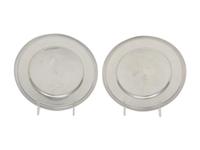 A Pair of Silver Plates