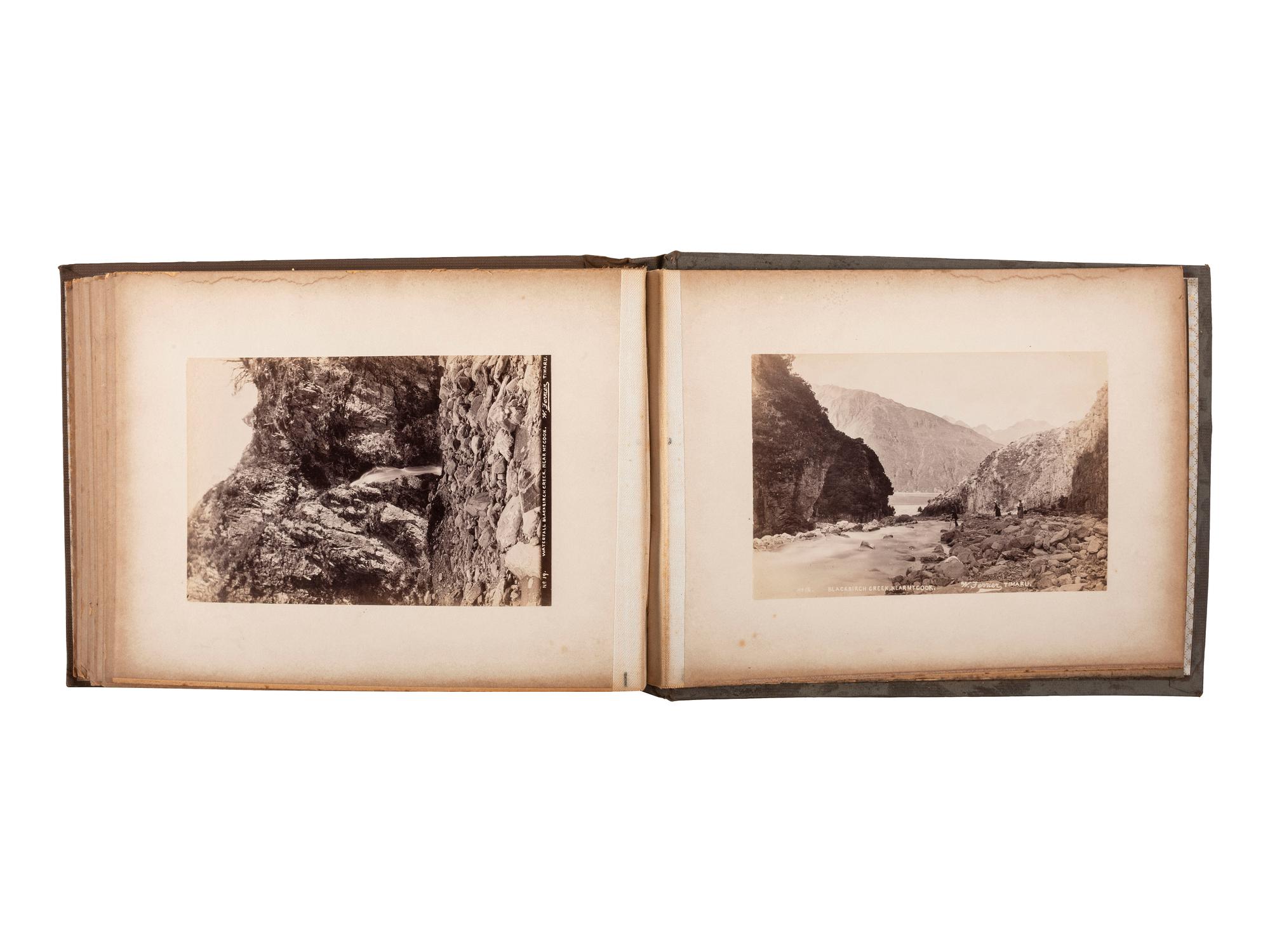 [EARLY PHOTOGRAPHY]. -- [NEW ZEALAND]. FERRIER, William (b. 1855), photographer. Mount Cook with Descriptive Notes & Map . Timaru, New Zealand.