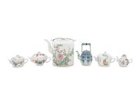 Six Chinese Porcelain Teapots