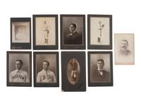 [EARLY PHOTOGRAPHY - SPORTS]. 19 cabinet cards of baseball players, some representing Cleveland.