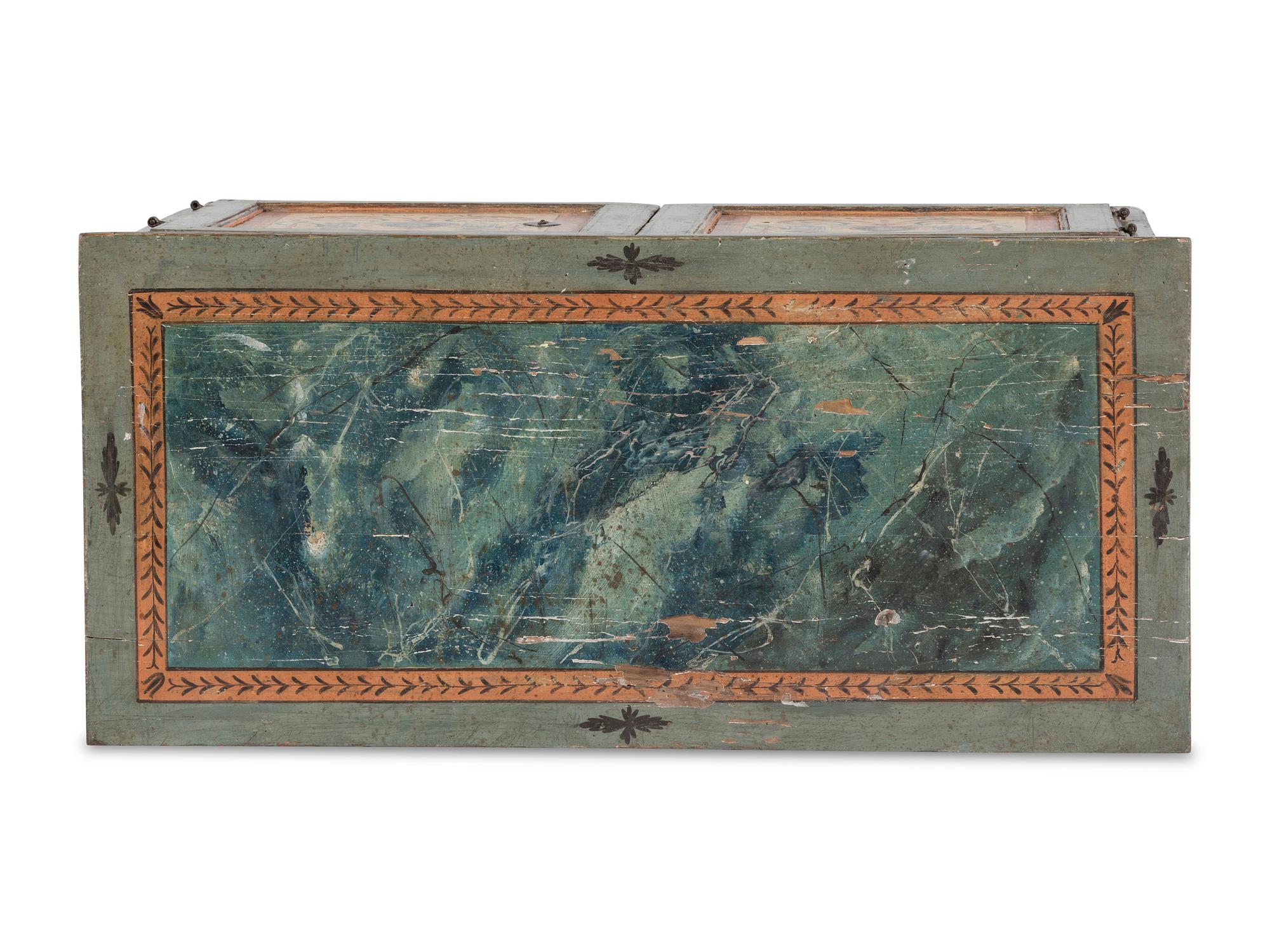 An Italian Painted Cabinet