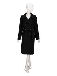 Chanel, Black Cashmere Trench Coat