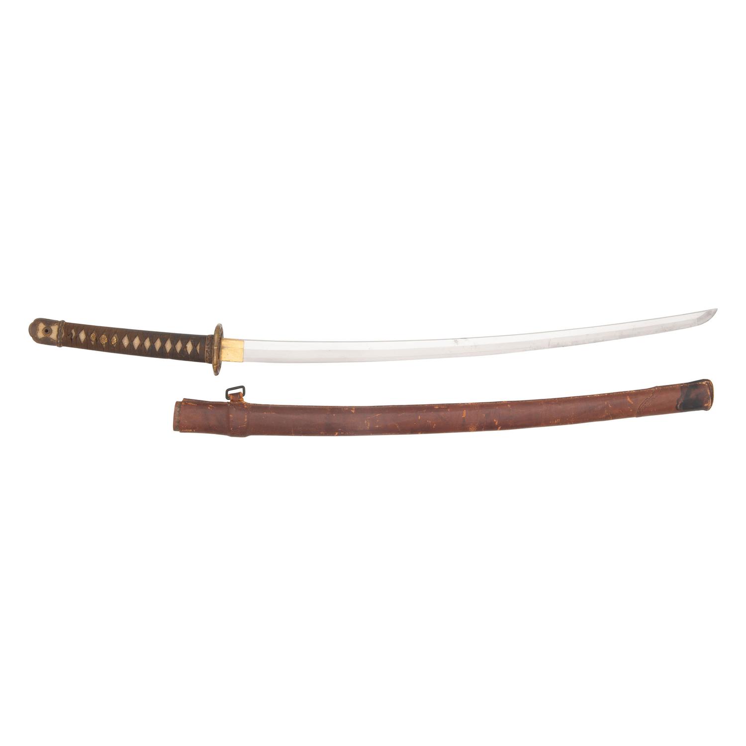 Interesting WWII-era Japanese Shin Gunto Katana with Signed Gendaito Blade