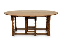 A William & Mary Style Oak Gate Leg Table — 19TH CENTURY