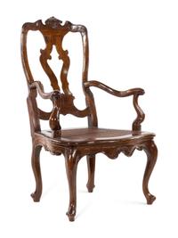 A Dutch Mahogany Armchair