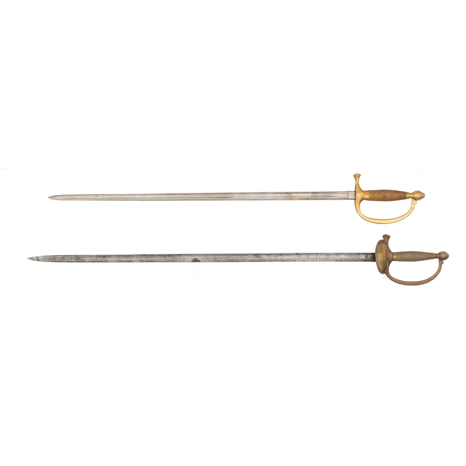 Lot of Two: A U.S. Model 1840 NCO Sword and U.S. Model 1840 Musicians Sword