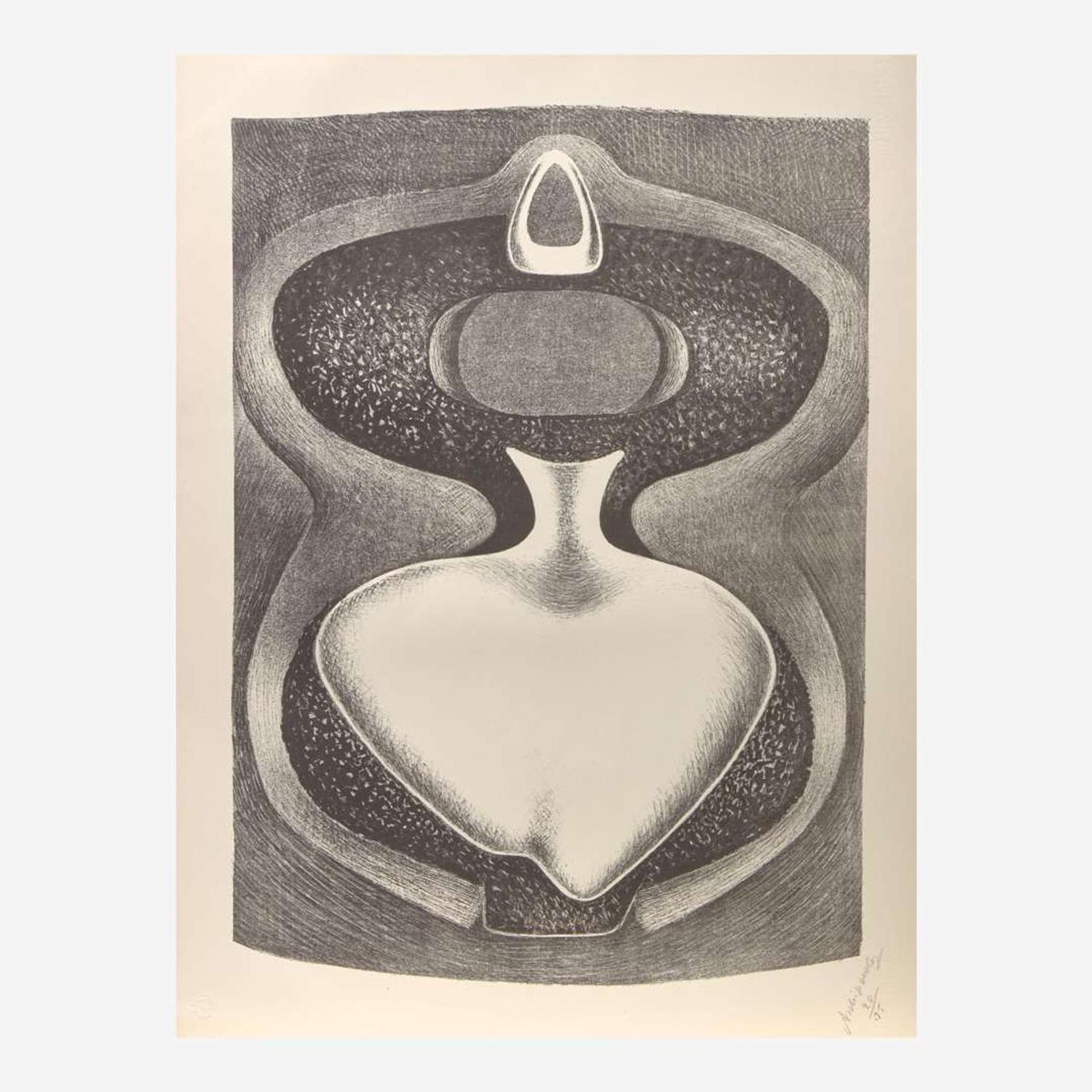Alexander Archipenko (American/Ukrainian, 1887-1964) Les Formes Vivantes