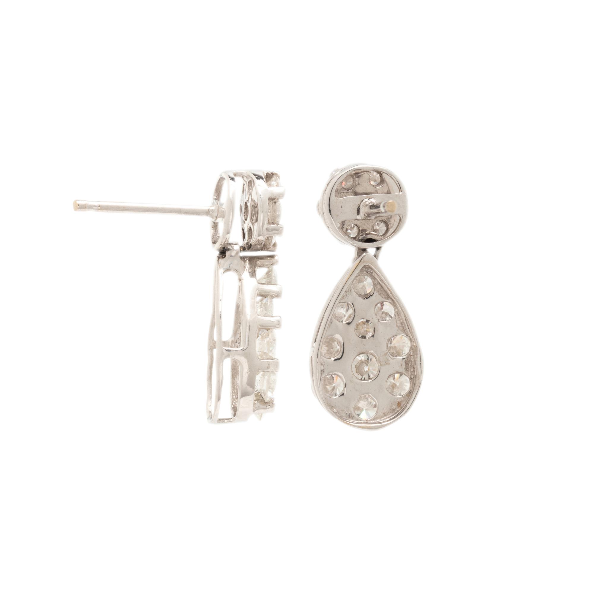 DIAMOND PENDANT EARRINGS