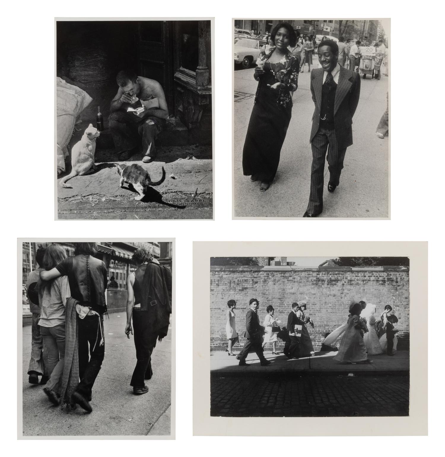 A group of four works