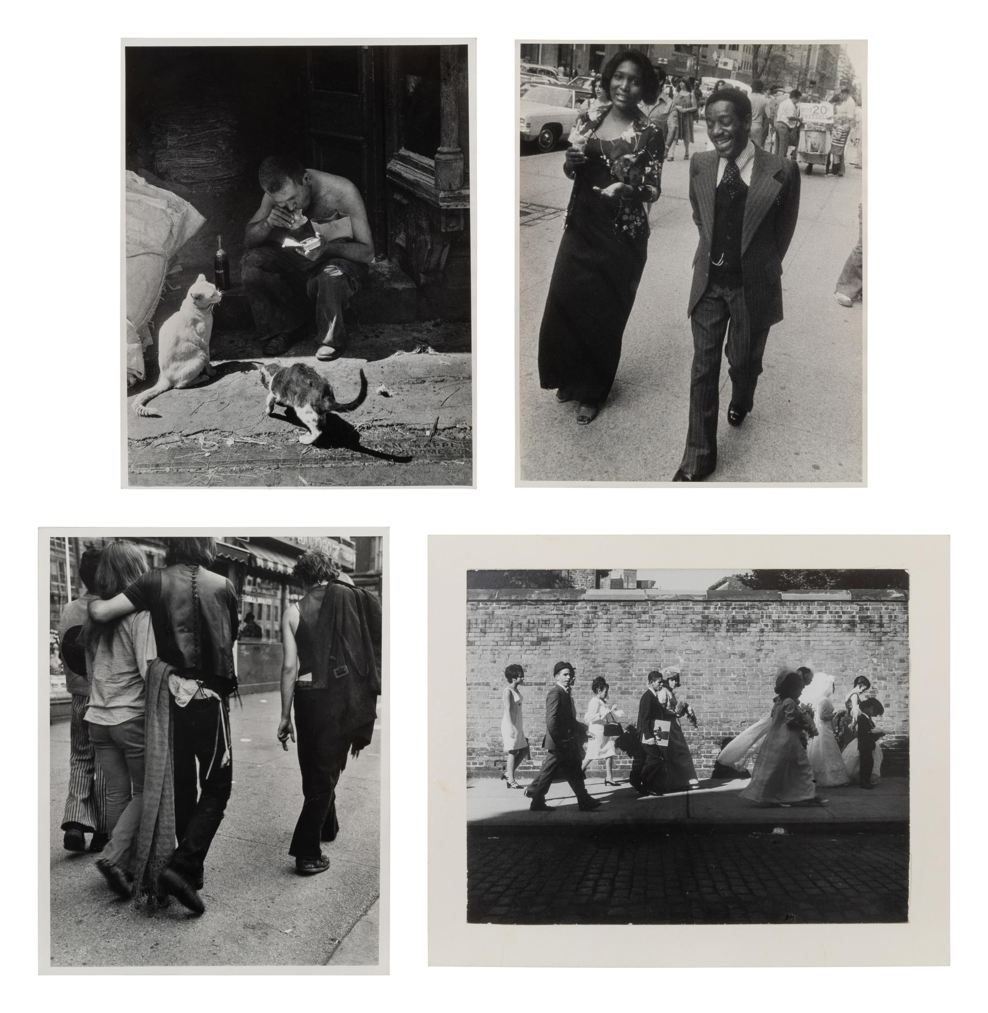 A group of four works