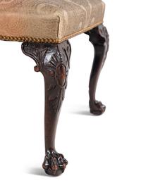 A Set of Five George III Style Mahogany Dining Chairs