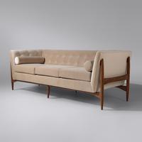 Button Up sofa, model 1277 Thayer Coggin, USA
