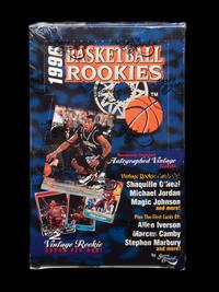 A Retail Box of 1996 Scoreboard Basketball Rookies Cards (Kobe Bryant Rookie)