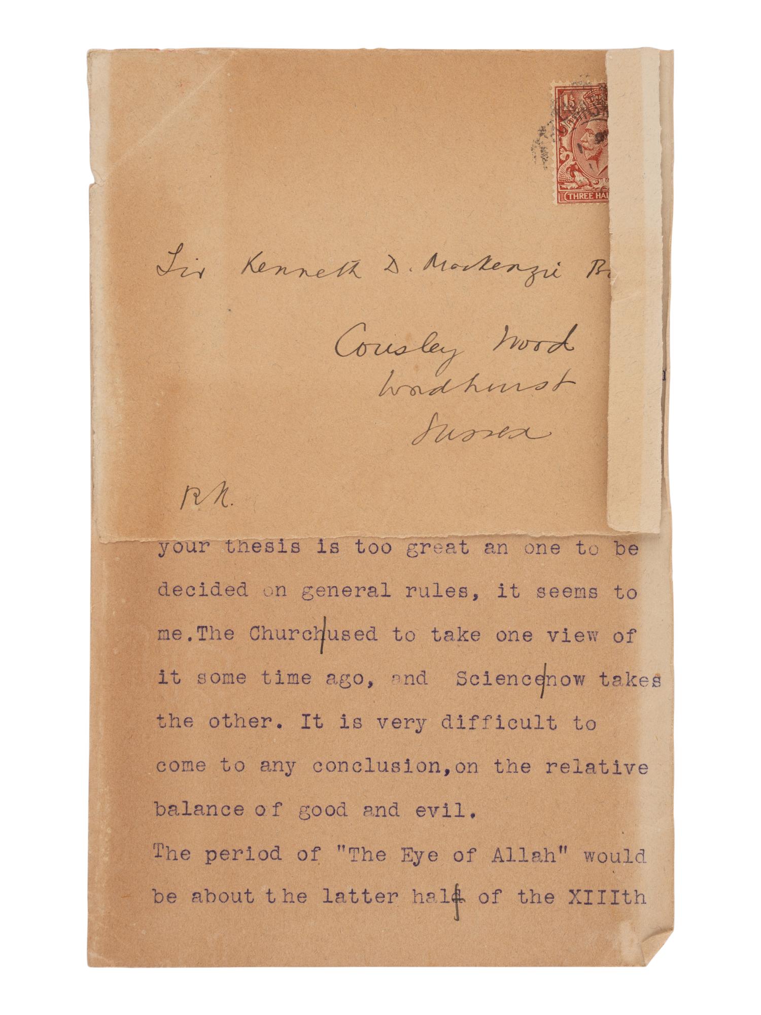 KIPLING, Joseph Rudyard (1865-1936). Debits and Credits . London: Macmillan and Co., Limited, 1926.