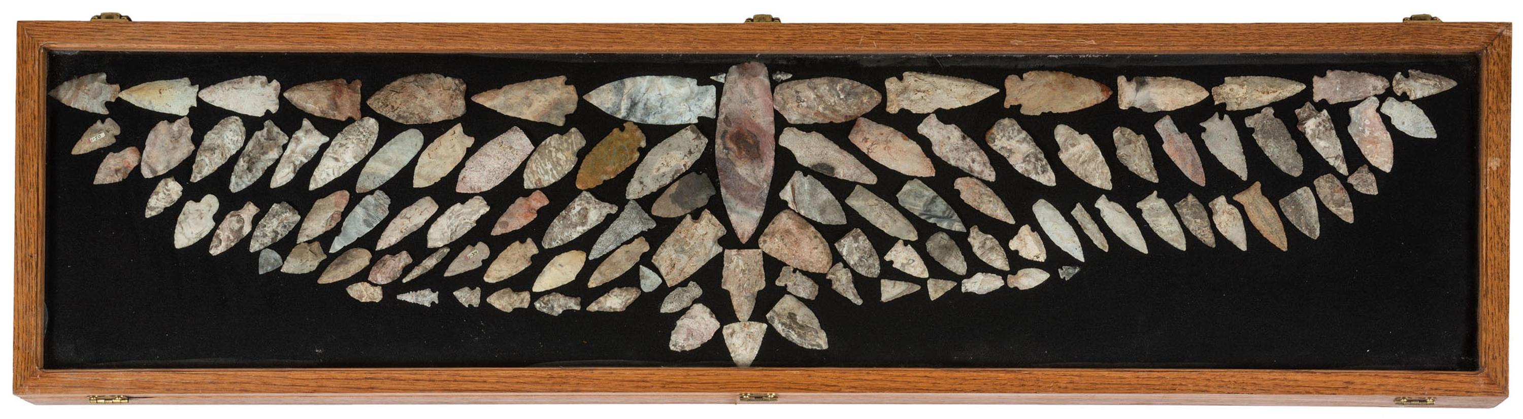Frame of Archaic and Woodland Points