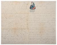 [CIVIL WAR]. War-date letters of Corporal Edwin J. Barden, 7th Regiment Connecticut Volunteer Infantry, combat soldier and later clerk at Headquarters Department of the South, Headquarters X Corps, and Headquarters US Army, Office of Chief Commissary.