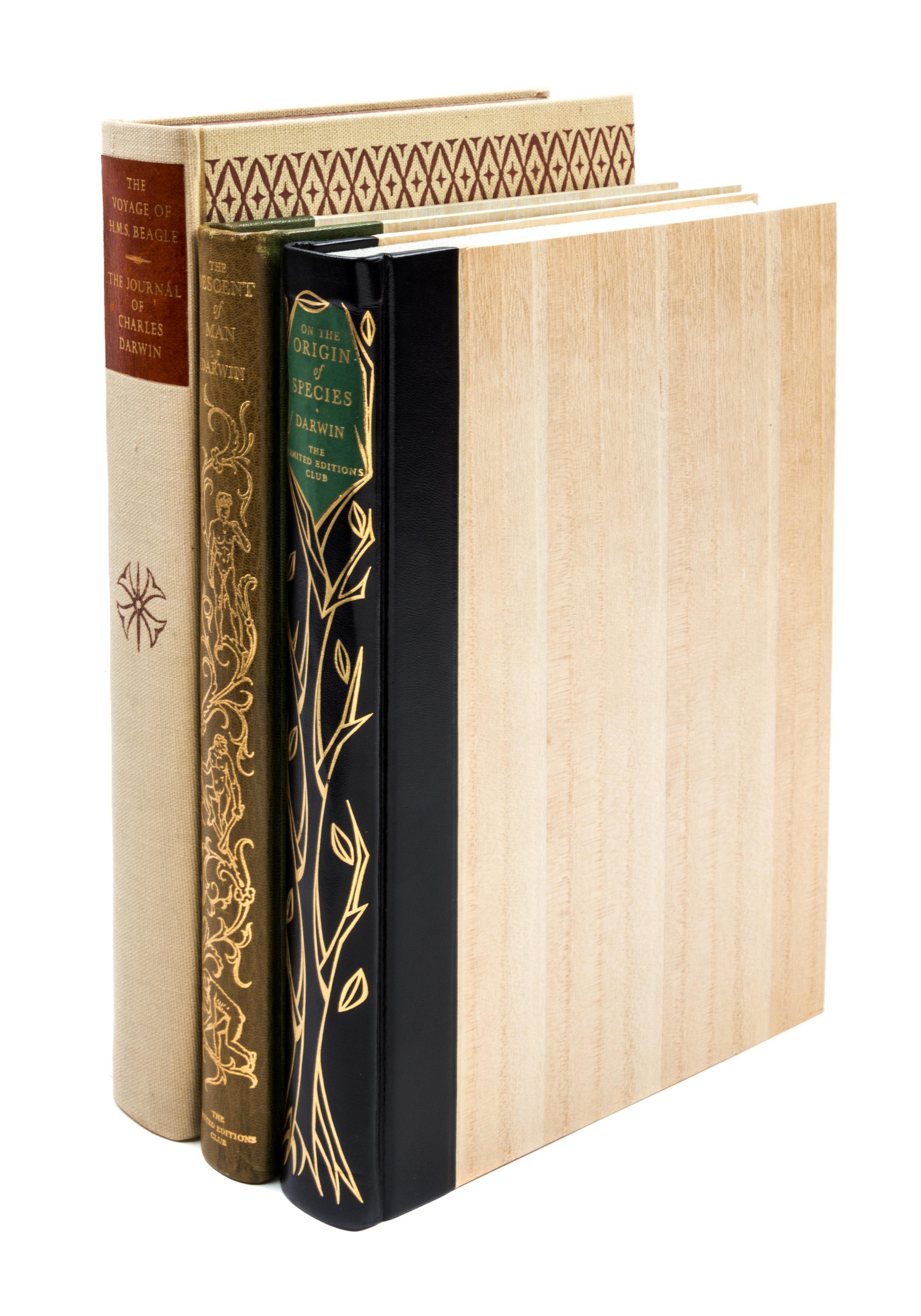 (LEC) DARWIN, CHARLES. 3 works published by the Limited Editions Club.