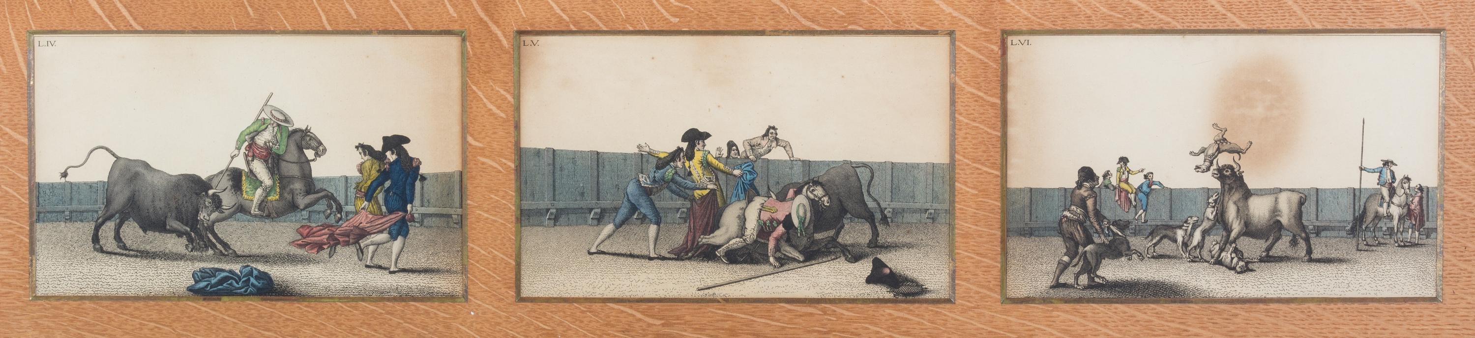 A Suite of Color Engravings Height 5 1/4 x width 8 3/4 inches. — 19th century