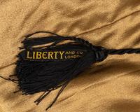 Liberty & Co. Silk Velvet Evening Coat with Tassels, 1910-20s