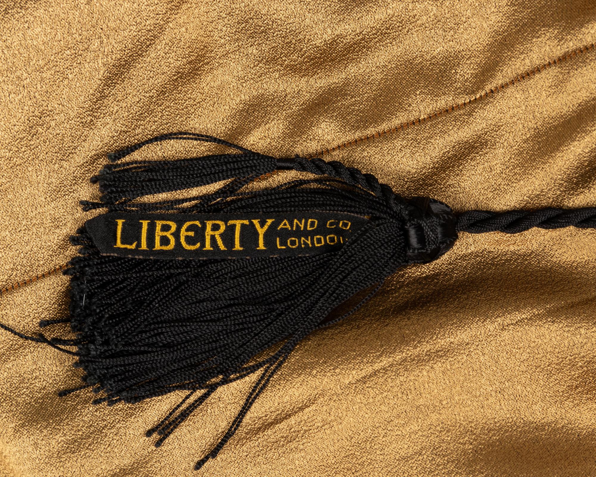 Liberty & Co. Silk Velvet Evening Coat with Tassels, 1910-20s