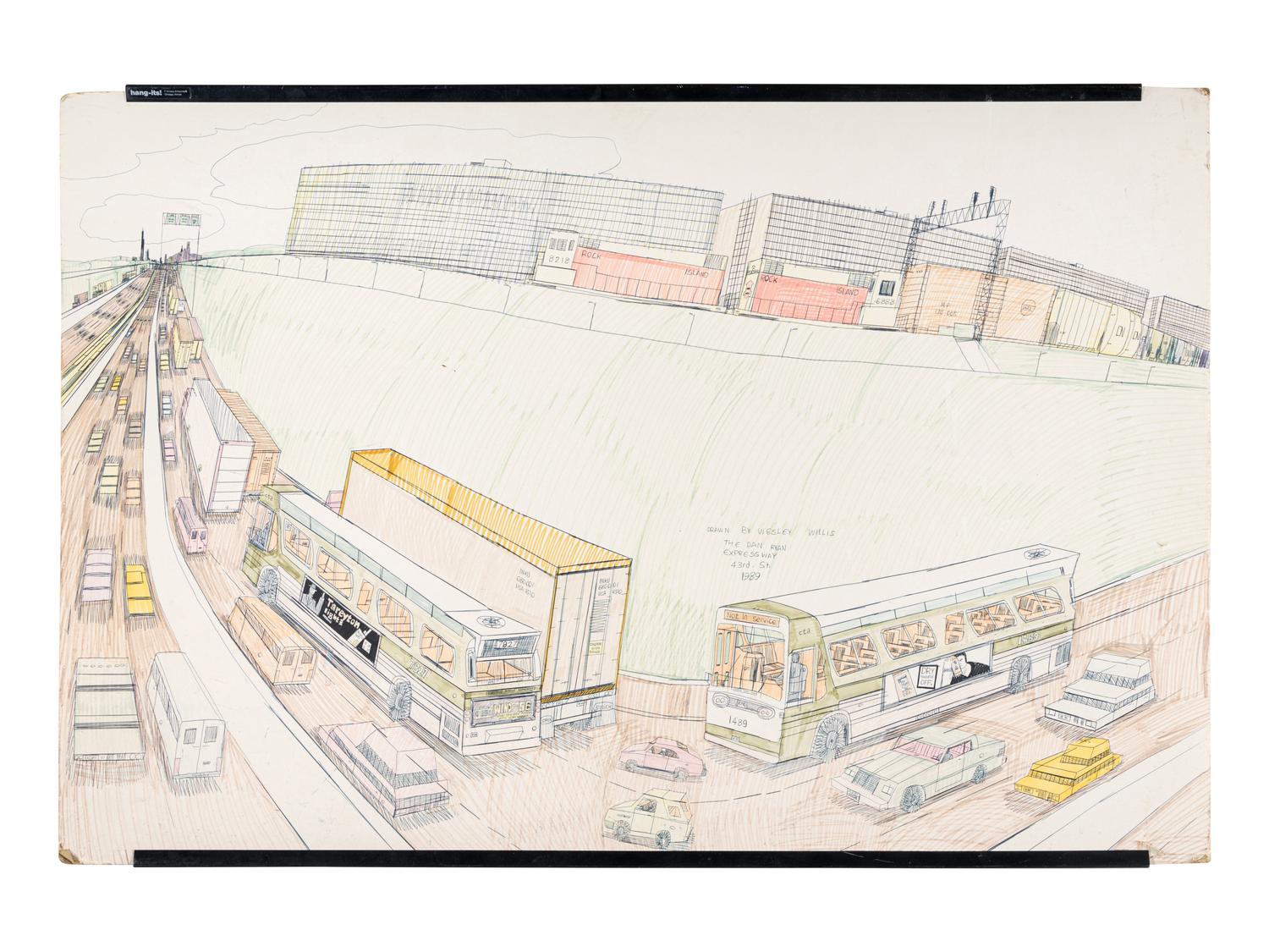 The Dan Ryan Expressway, 43rd St., 1989