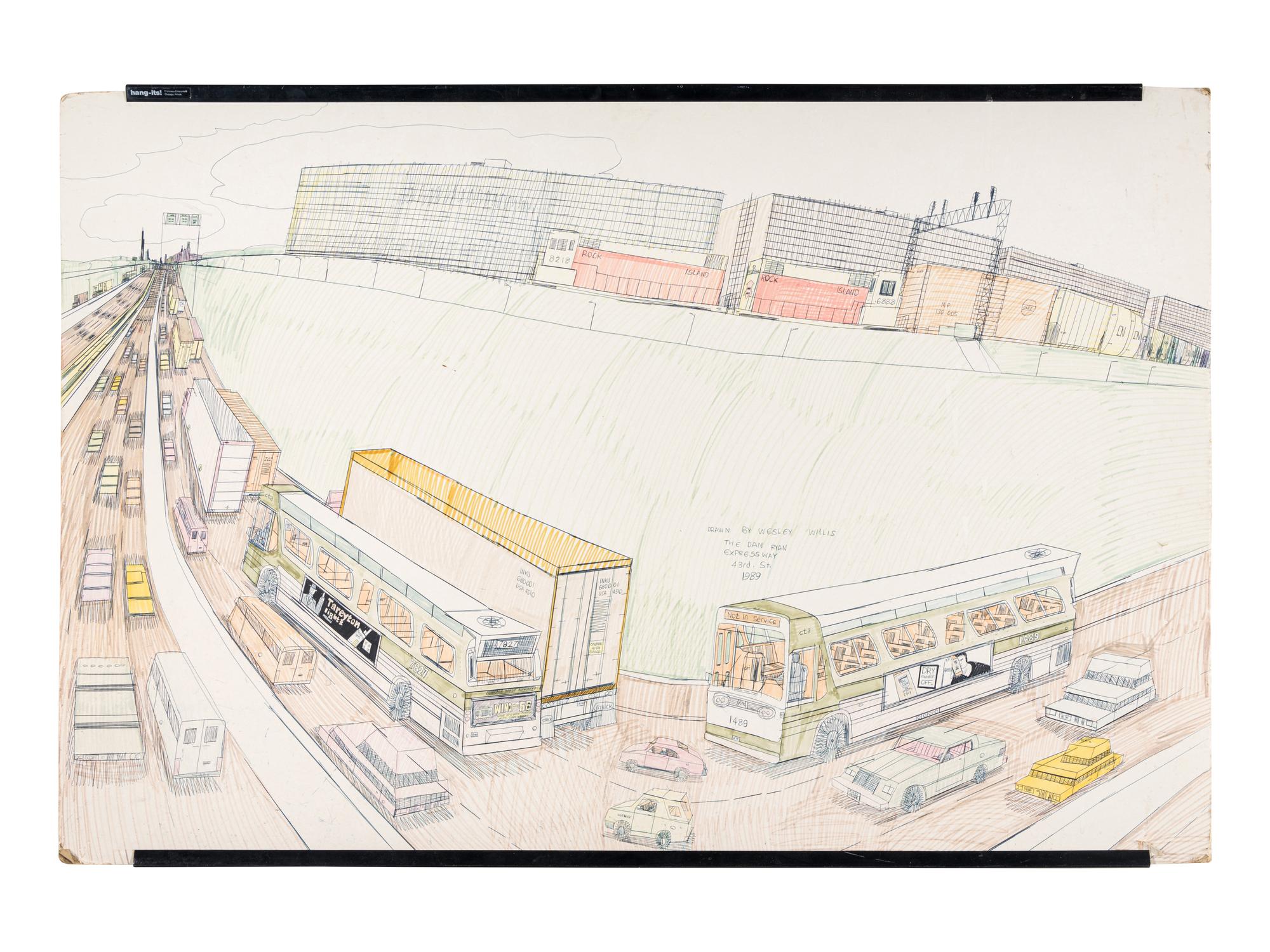 The Dan Ryan Expressway, 43rd St., 1989