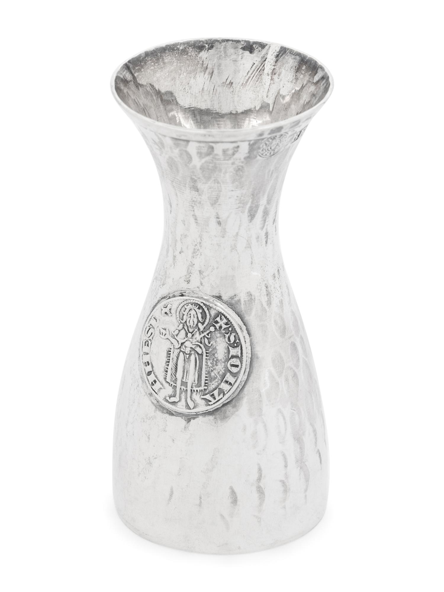 Four Italian Silver Carafes