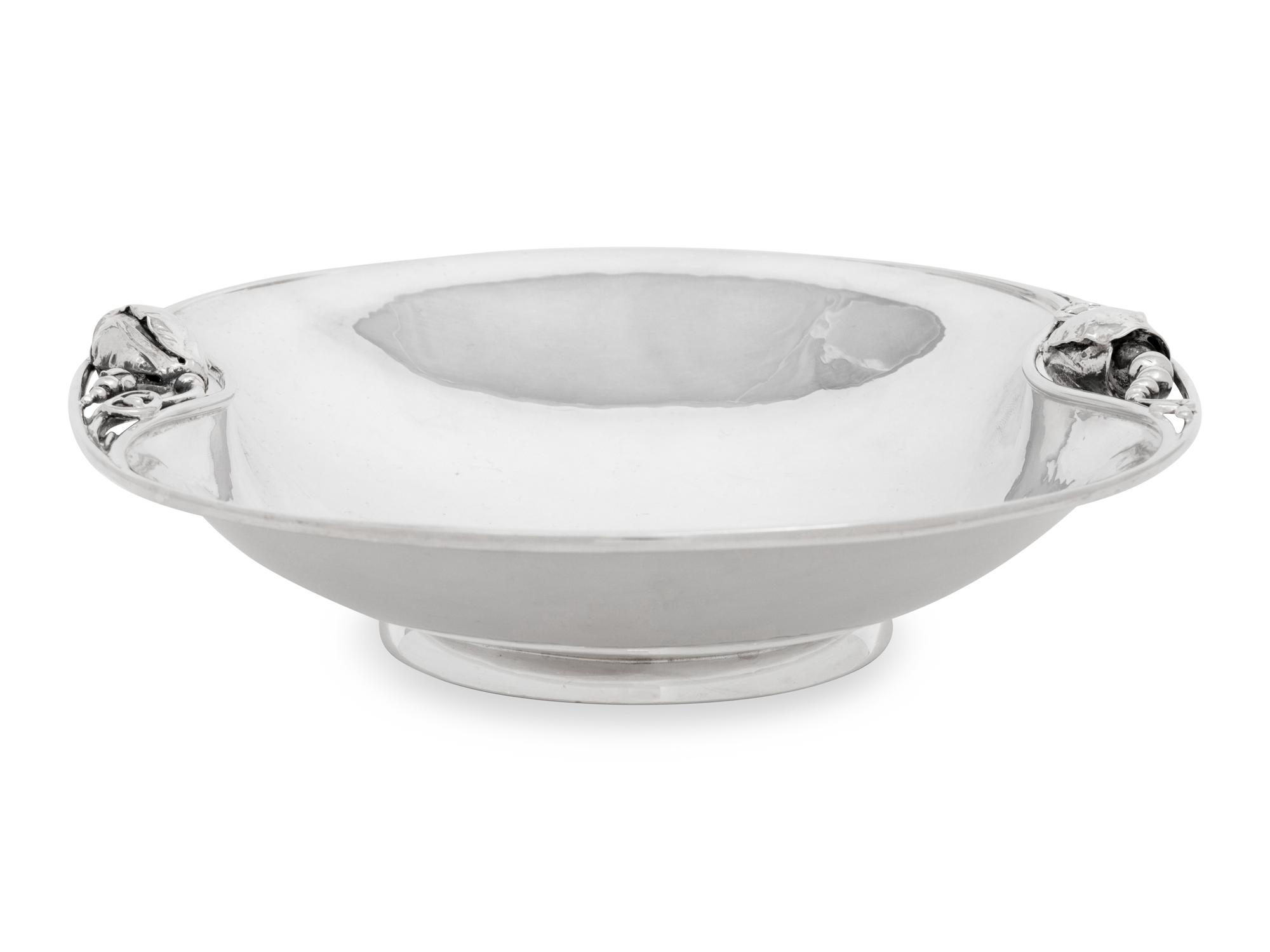 A Georg Jensen Blossom Silver Bowl
