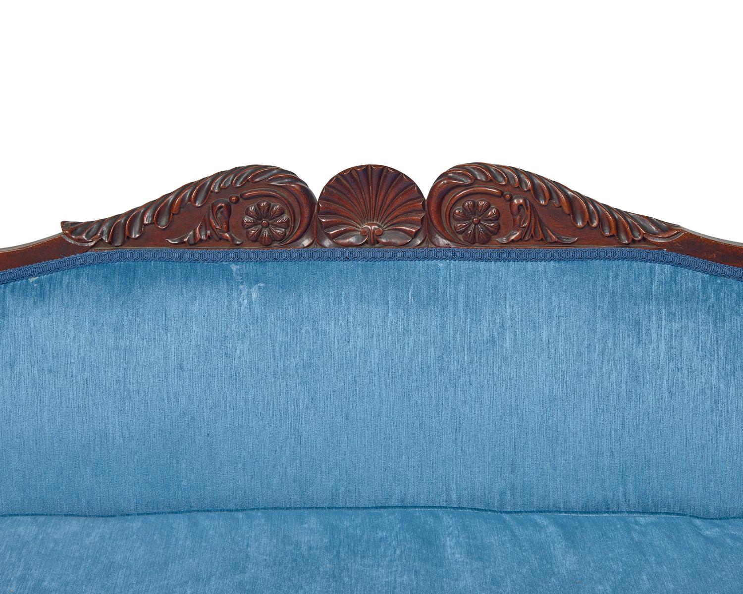 An Anglo-Indian Classical Mahogany Sofa