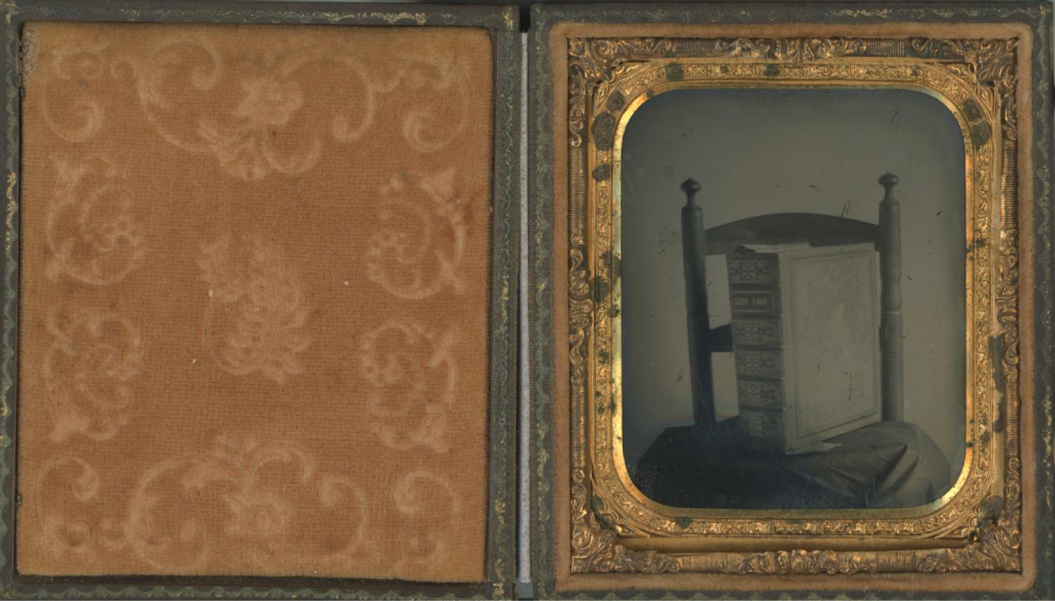 [Tintype] Holy Bible Still Life, Neff's Patent Plate