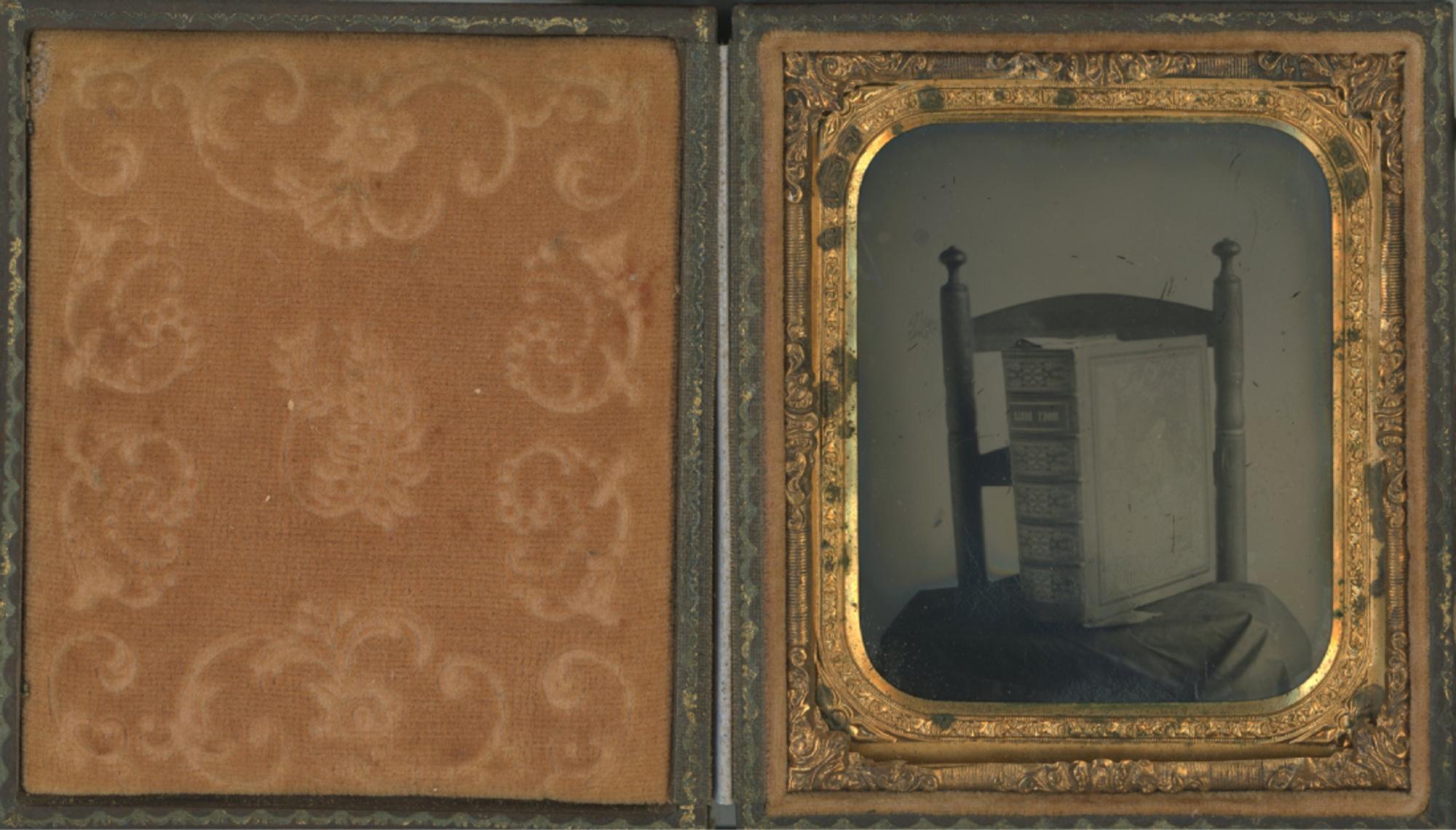 [Tintype] Holy Bible Still Life, Neff's Patent Plate