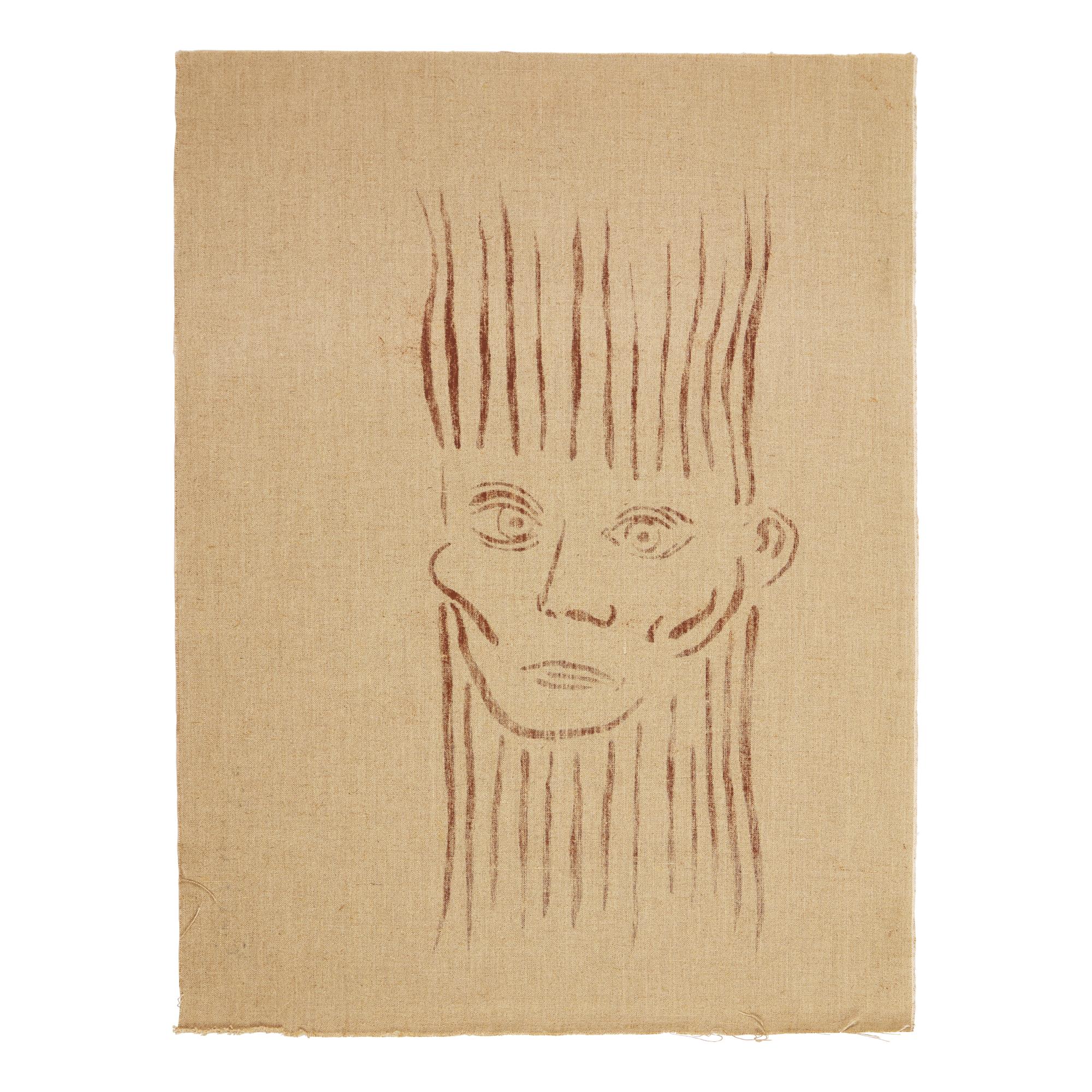 Keith Haring (American, 1958-1990) — Portrait of Joseph Beuys , 1986