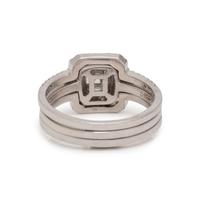 COLLECTION OF WHITE GOLD AND DIAMOND JEWELRY
