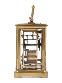 A French Brass Carriage Clock