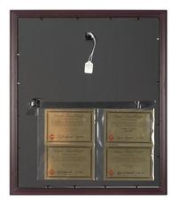 A Dick Butkus Signed Autograph Football Card Display With Multiple Signatures