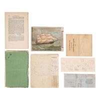 [TRANSPORTATION]. A group of 19 pamphlets and imprints associated with steamboats and railroads.