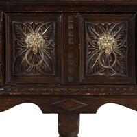A Charles II Style Oak Console Table