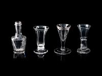 A Group of Four English Toasting Glasses