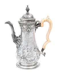 A George II/III Silver Coffee Pot