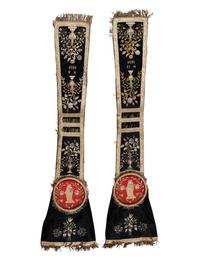 A Pair of Ecclesiastical Embroidered Stoles