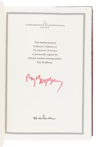 [BRADBURY, Ray (1920-2012)]. A group of 5 works SIGNED OR INSCRIBED by Bradbury, comprising: