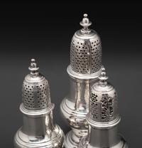 A George II Silver Cruet Set