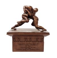A 1985 Kansas City Committee of 101 Coach of the Year Trophy Awarded to Mike Ditka Formerly Displayed at Mike Ditka's Restaurant