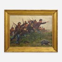 William Brooke Thomas Trego (American, 1858–1909) Union Soldiers in Combat