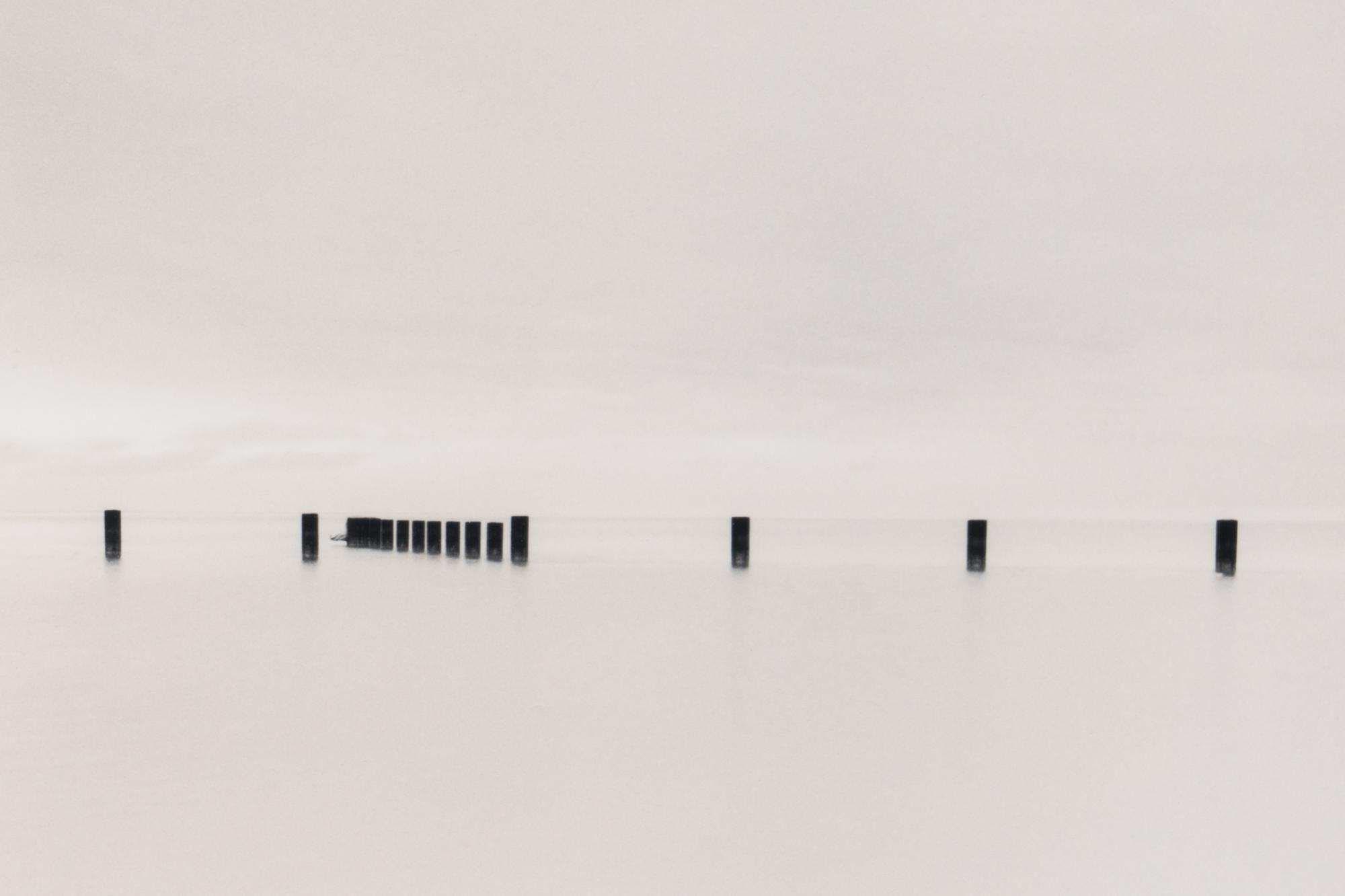 Lake Michigan Morning, Chicago and Line of Posts, Chicago (two works), 2001